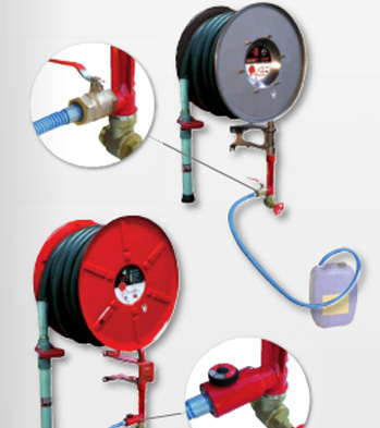 Robinets d'incendie armés (RIA) Robinets d'incendie armés (RIA)