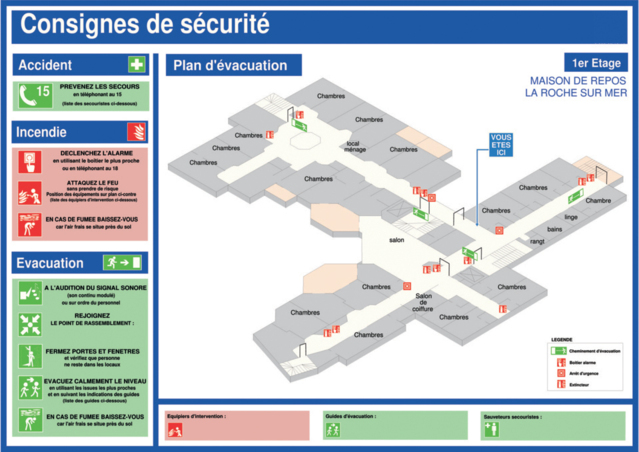 Nouvelle norme Plan de sécurité incendie - Balisage & signalisation