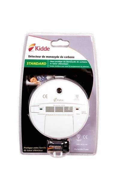 Alarme de monoxyde de carbone standard pour les habitations. Alarme de monoxyde de carbone standard pour les habitations.