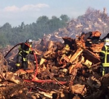 Incendie à Vernaison