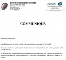 Communiqué - Mesures de prévention COVID-19